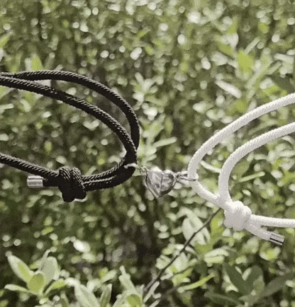 SoleMates™ Magnetisches Herz-Armband-Set